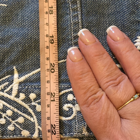 Chico’s Embroidered Jacket size 0 XS - Picture 10 of 11